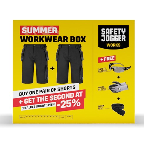 Safety Jogger Workwear Box Alkes Short Korte werkbroek (1+1+gratis accessoires)