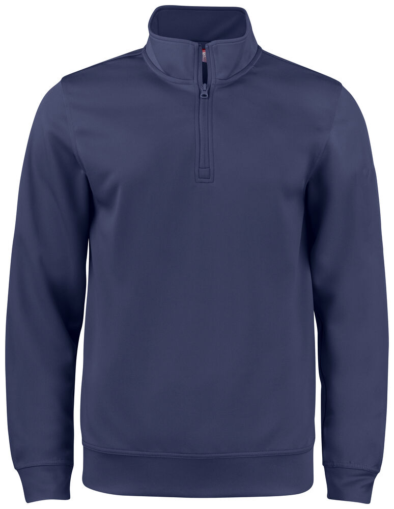 Clique Basic active half zip jr rood 90-100