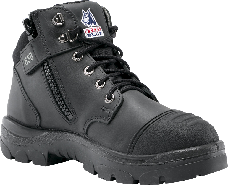 Steel Blue Hoge Schoen Parkes ZIP S3 392658 + KN