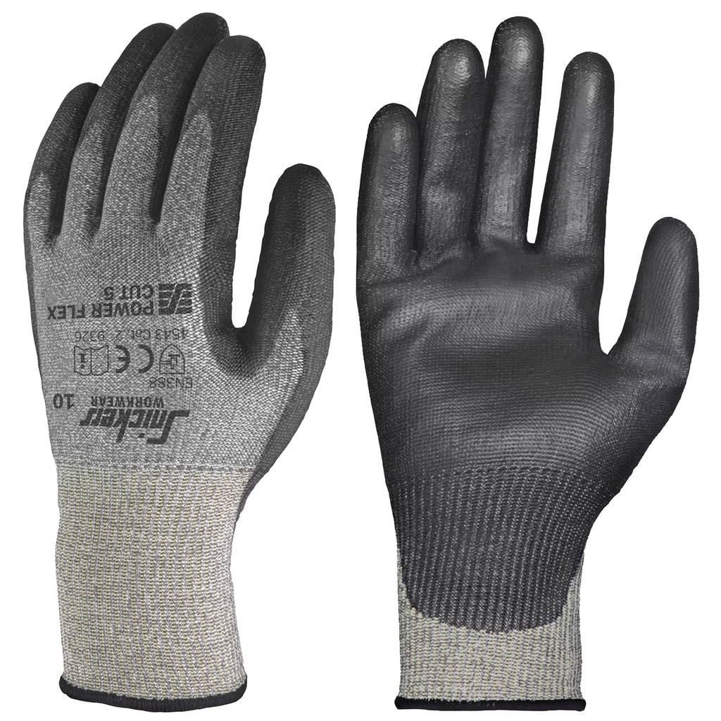 Snickers Workwear 9329 Precision Flex Cut 3 Gloves (per paar, box van 10)