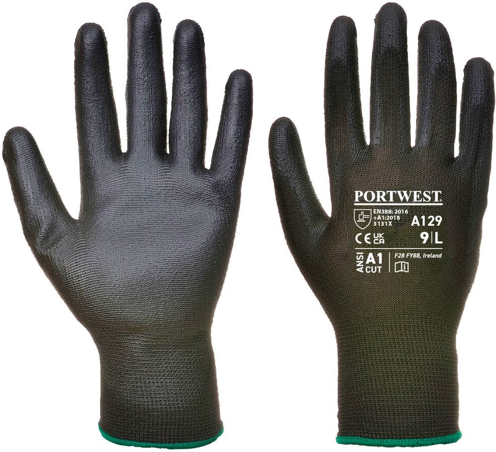 Portwest A129 PU Palm Glove - Carton (480 Pairs)