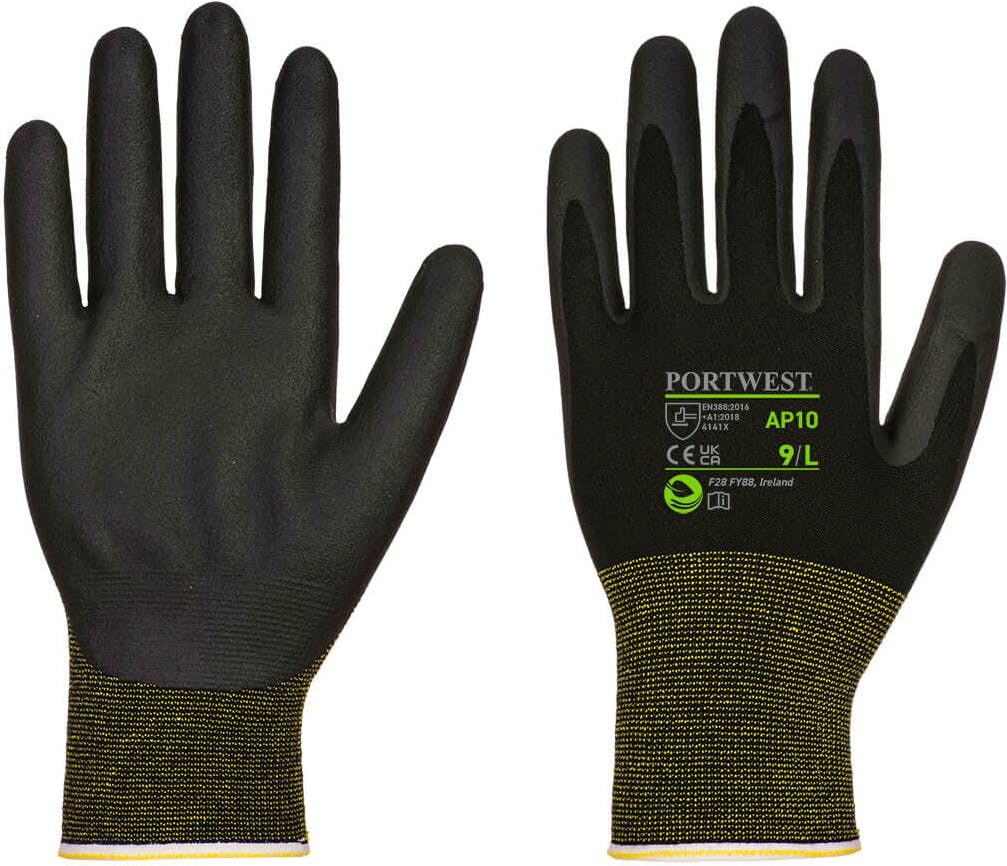 Portwest AP10 NPR15 Foam Nitrile Bamboo Eco Glove (Pk12)