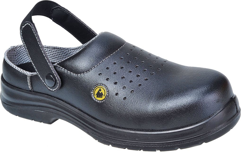 Portwest FC03 Portwest Compositelite ESD Perforated Safety Clog SB AE