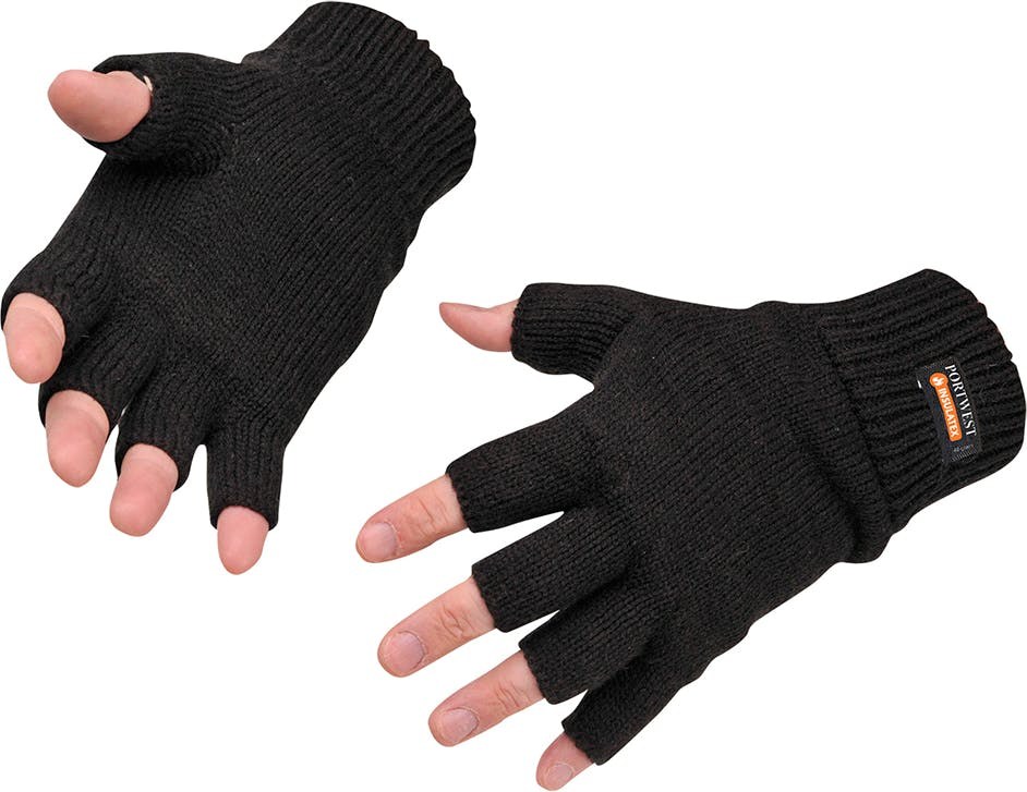 Portwest GL14 Insulated Fingerless Knit Glove