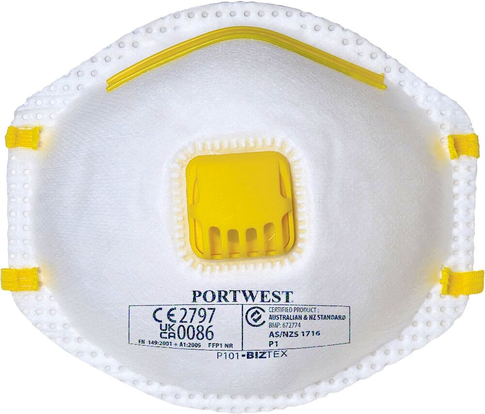 Portwest P101 FFP1 Valved Respirator (Pk10)
