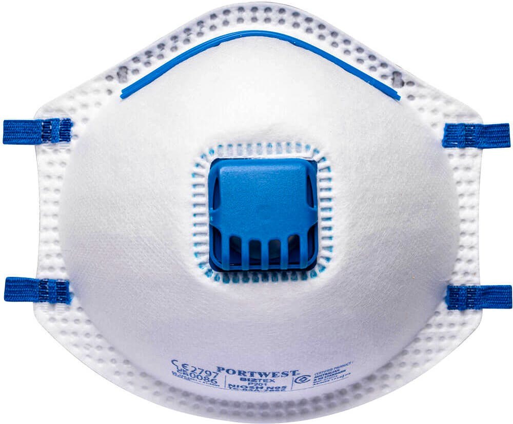 Portwest P201 FFP2 Valved Respirator (Pk10)