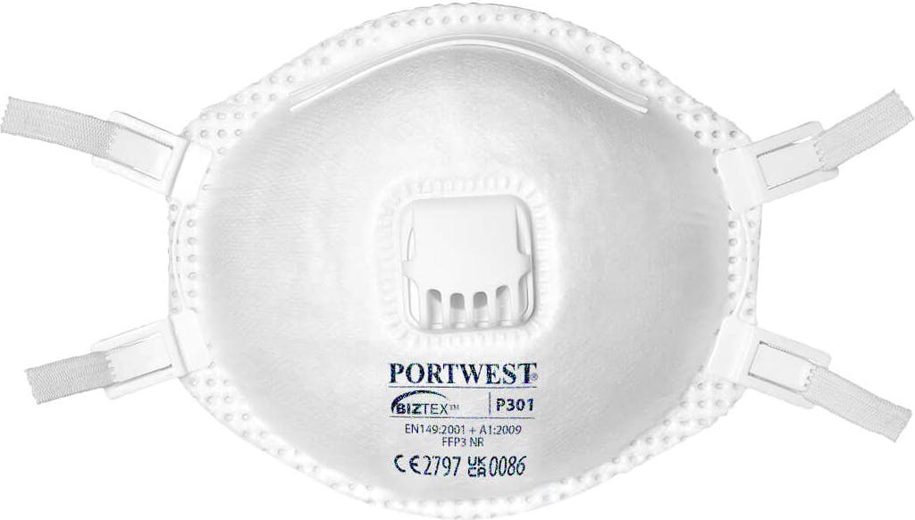 Portwest P301 FFP3 Valved Respirator (Pk10)