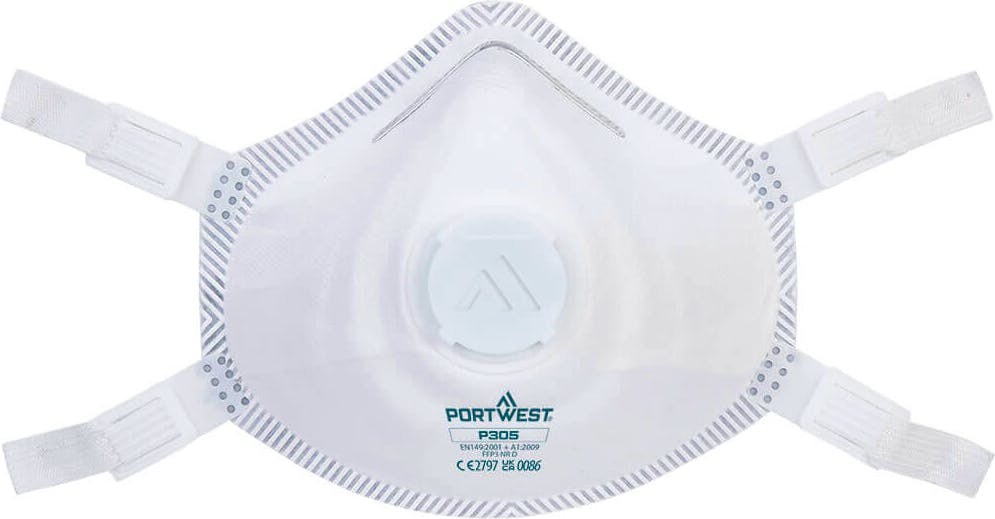 Portwest P305 FFP3 Premium Dolomite Respirator (Pk5)