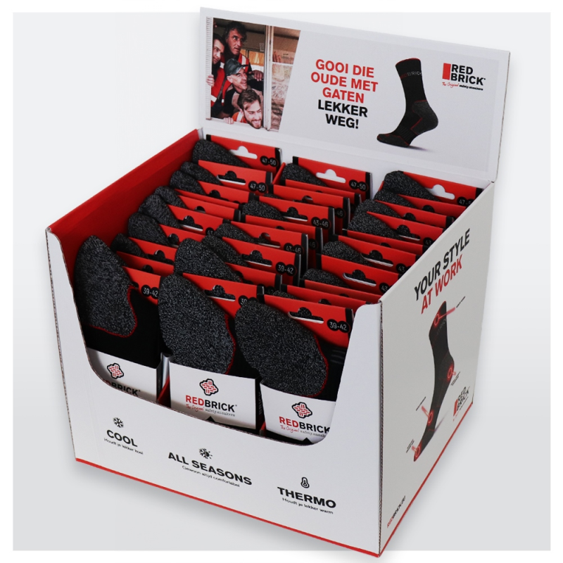 Redbrick Sokken Display 55015
