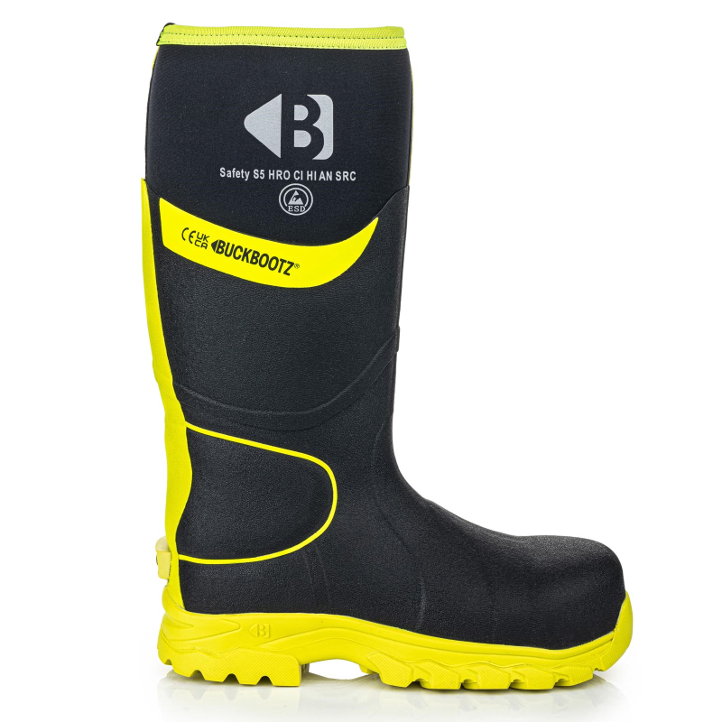 BuckBootz Laars BBZ8000 S5 Zwart/Geel