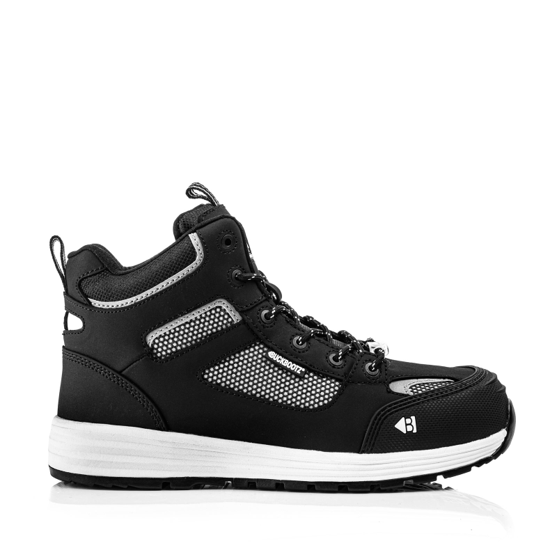 BuckBootz Largobay Sneaker Mid BAZ S1P ESD Zwart