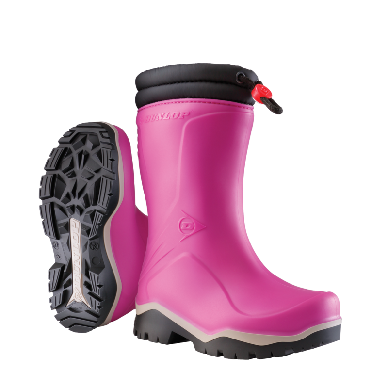 Dunlop K374061 Blizzard Kinderlaars gevoerd PVC Roze