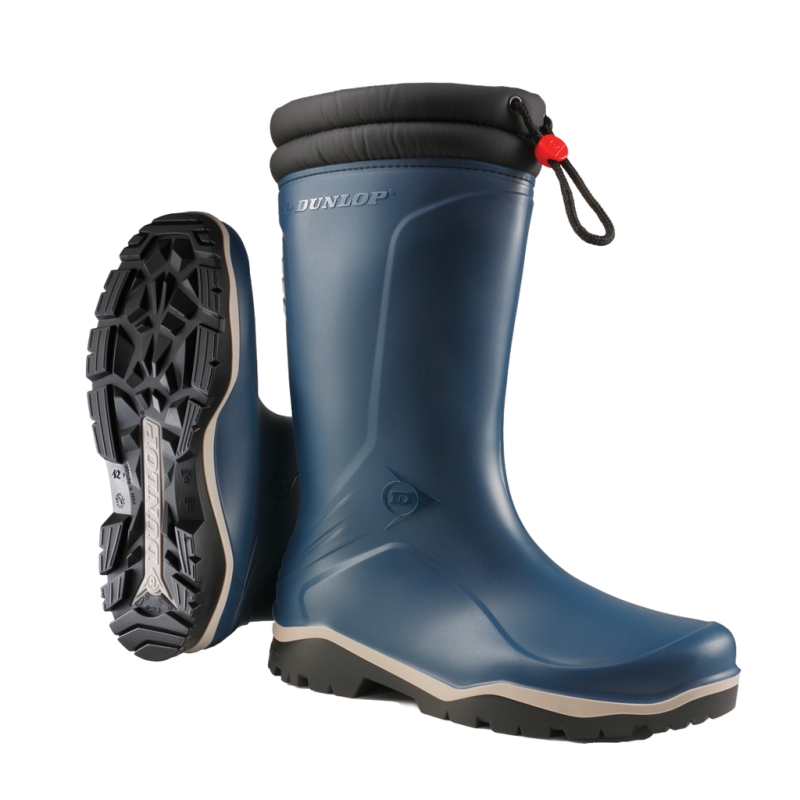 Dunlop K454061 Blizzard Gevoerde laars PVC Blauw