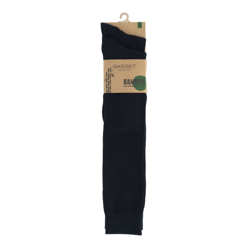 Basset Bamboo Dames Heren Kniekousen 2-pack 31030