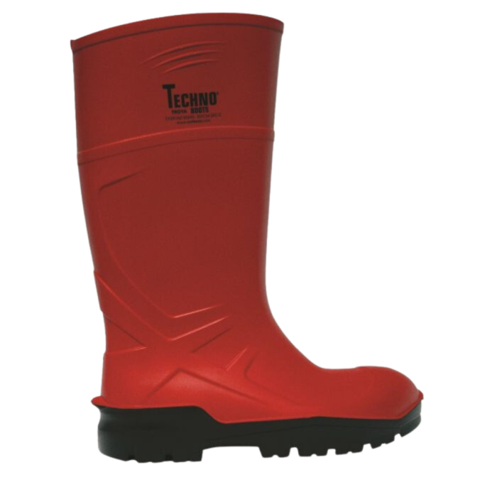 Techno Boots PU Laars S4 Rood